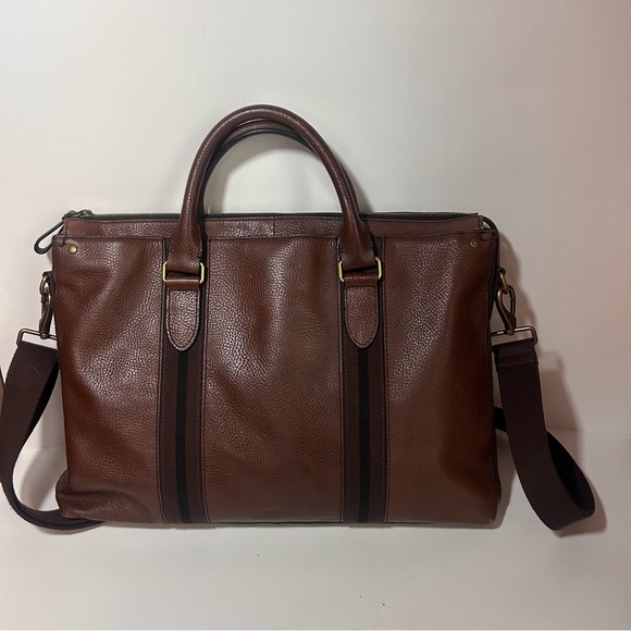 Fossil Other - Fossil Houston Zip Top Workbag Laptop Bag